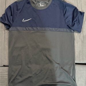 Nike Dri-FIT Navy and Black T-Shirt